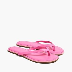 J. Crew Pink Flip Flops Brand New Size 8